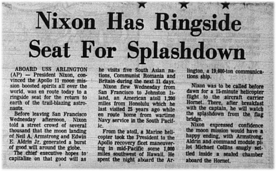 The Eagle Archives: July 24, 1969